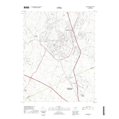 2019 Map of Georgetown, 2019 Print