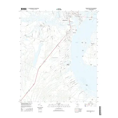 2017 Map of Georgetown South, 2017 Print