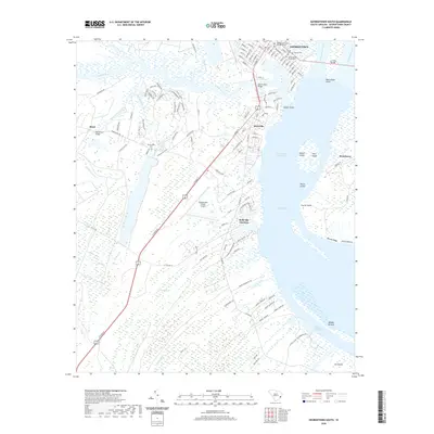 2020 Map of Georgetown South, 2020 Print