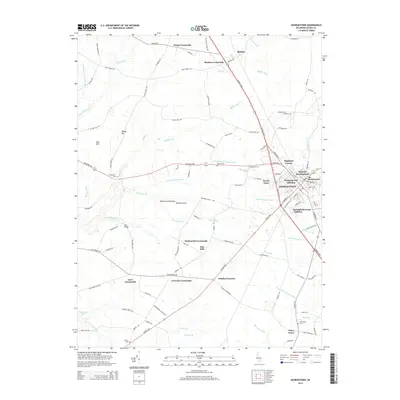 2014 Map of Georgetown, 2014 Print
