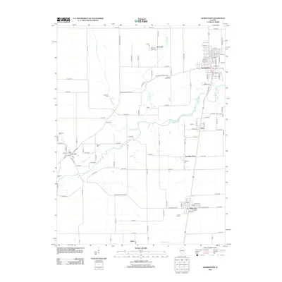 2012 Map of Georgetown, 2012 Print