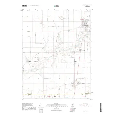 2018 Map of Georgetown, 2018 Print