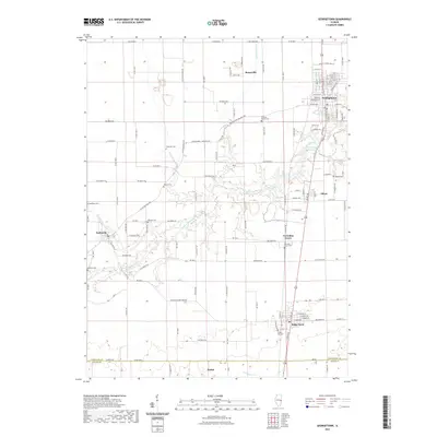 2021 Map of Georgetown, 2021 Print