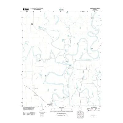2011 Map of Georgetown, 2011 Print