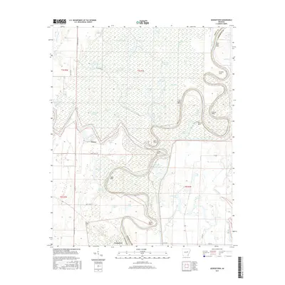 2017 Map of Georgetown, 2017 Print
