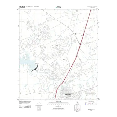 2010 Map of Georgetown, 2010 Print