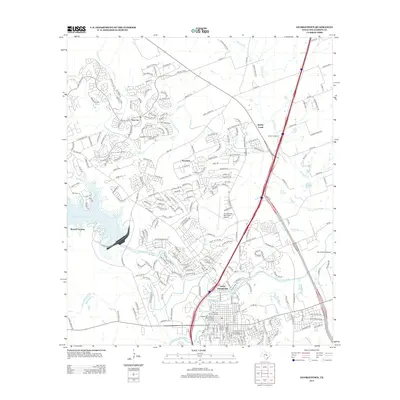 2013 Map of Georgetown, 2013 Print