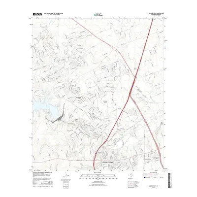 2016 Map of Georgetown, 2016 Print