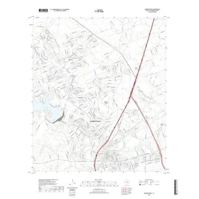 2019 Map of Georgetown, 2019 Print