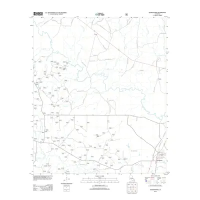 2012 Map of Georgetown, 2012 Print