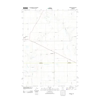 2013 Map of Georgeville, 2013 Print