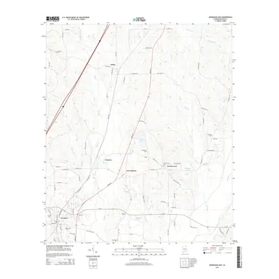 2014 Map of Georgiana East, 2014 Print