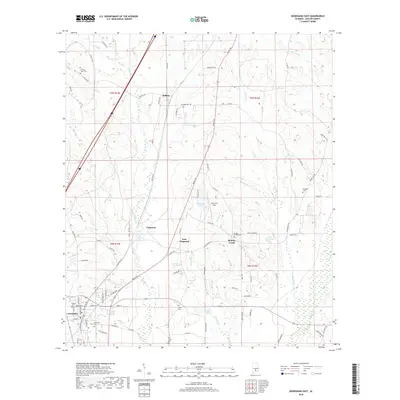 2018 Map of Georgiana East, 2018 Print