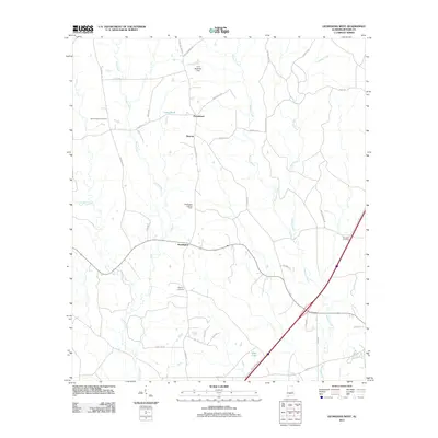 2011 Map of Georgiana West, 2011 Print