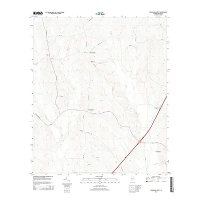 2014 Map of Georgiana West, 2014 Print