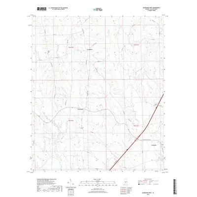 2018 Map of Georgiana West, 2018 Print