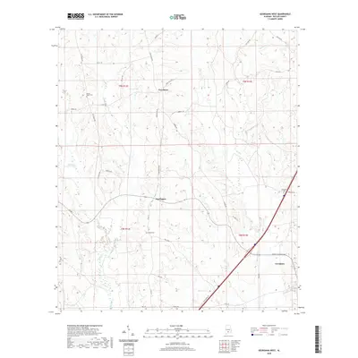 2020 Map of Georgiana West, 2020 Print