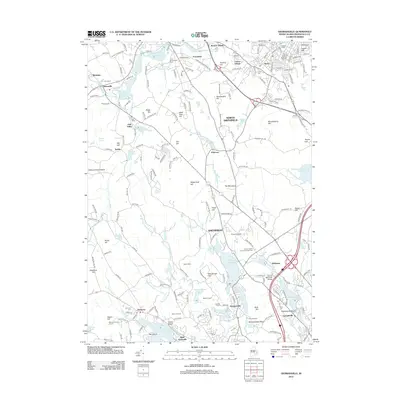 2012 Map of Georgiaville, 2012 Print