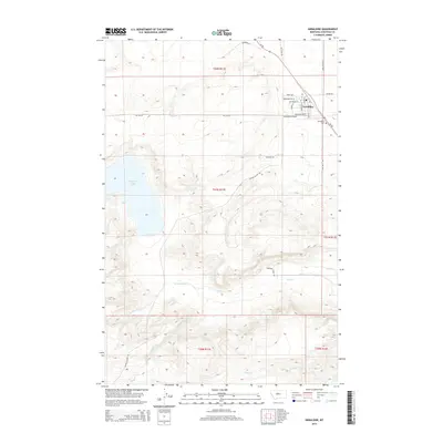 2014 Map of Geraldine, 2014 Print
