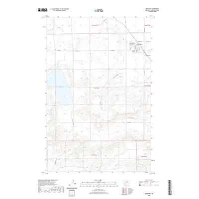 2020 Map of Geraldine, 2020 Print