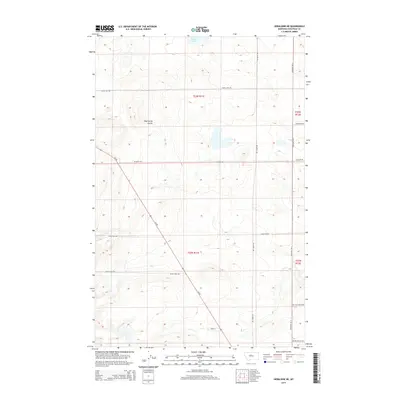 2014 Map of Geraldine NE, 2014 Print