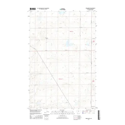 2017 Map of Geraldine NE, 2017 Print