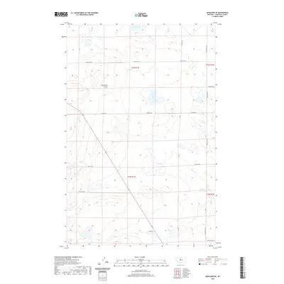 2020 Map of Geraldine NE, 2020 Print