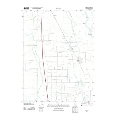 2012 Map of Gerber, 2012 Print