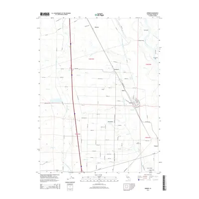 2015 Map of Gerber, 2015 Print
