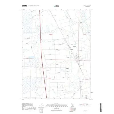 2018 Map of Gerber, 2018 Print