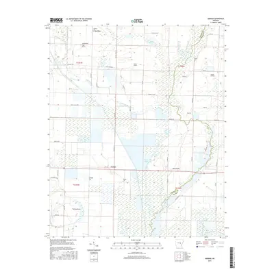 2017 Map of Geridge, 2017 Print
