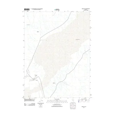 2011 Map of Gerlach, 2011 Print