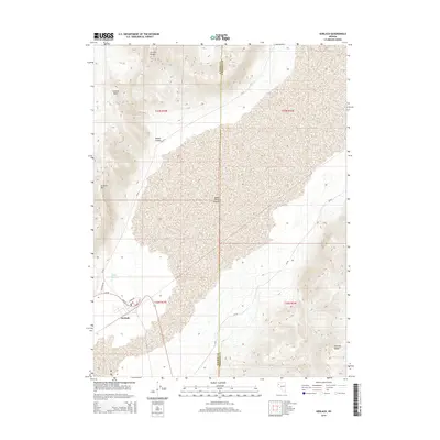 2014 Map of Gerlach, 2014 Print