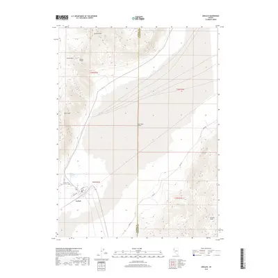 2018 Map of Gerlach, 2018 Print
