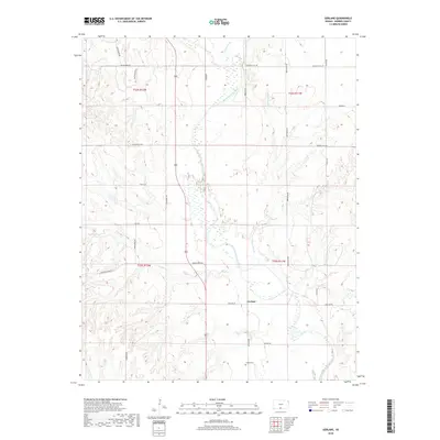 2018 Map of Gerlane, 2018 Print