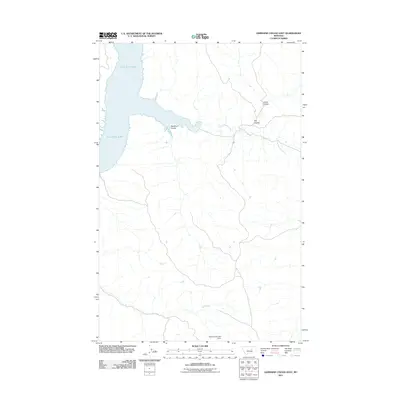 2011 Map of Germaine Coulee East, 2011 Print