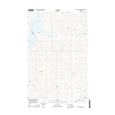 2014 Map of Germaine Coulee East, 2014 Print
