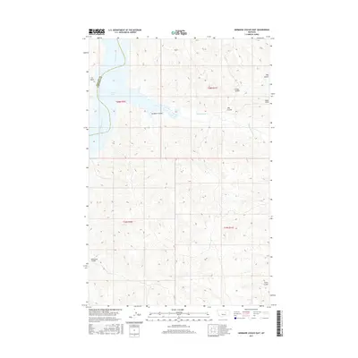 2017 Map of Germaine Coulee East, 2017 Print