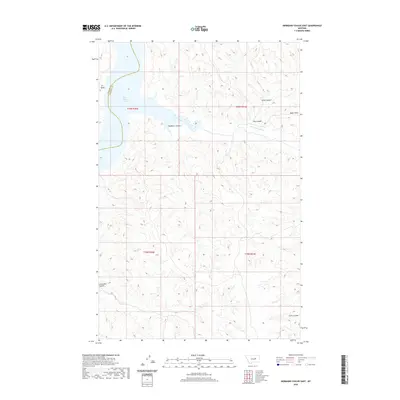 2020 Map of Germaine Coulee East, 2020 Print