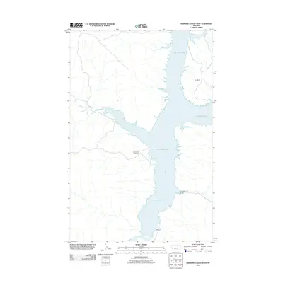 2011 Map of Germaine Coulee West, 2011 Print
