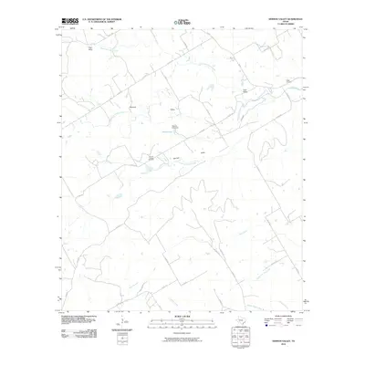 2010 Map of German Valley, 2010 Print