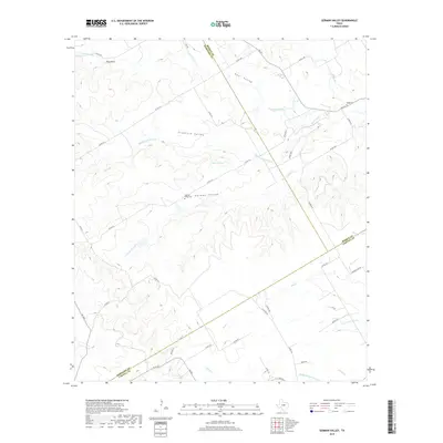 2019 Map of German Valley, 2019 Print