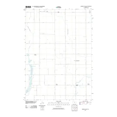 2010 Map of German Valley, 2010 Print
