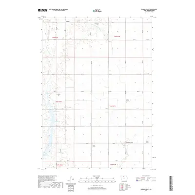 2018 Map of German Valley, 2018 Print