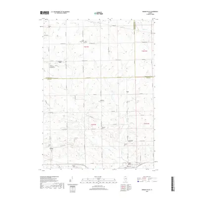 2018 Map of German Valley, 2018 Print