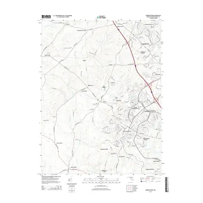 2014 Map of Germantown, 2014 Print