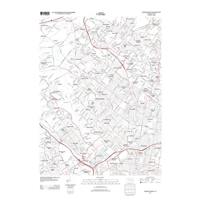 2013 Map of Germantown, 2013 Print