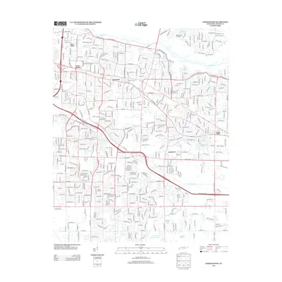 2013 Map of Germantown, 2013 Print