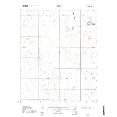 2018 Map of Geronimo, 2018 Print