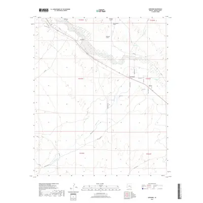 2018 Map of Geronimo, 2018 Print